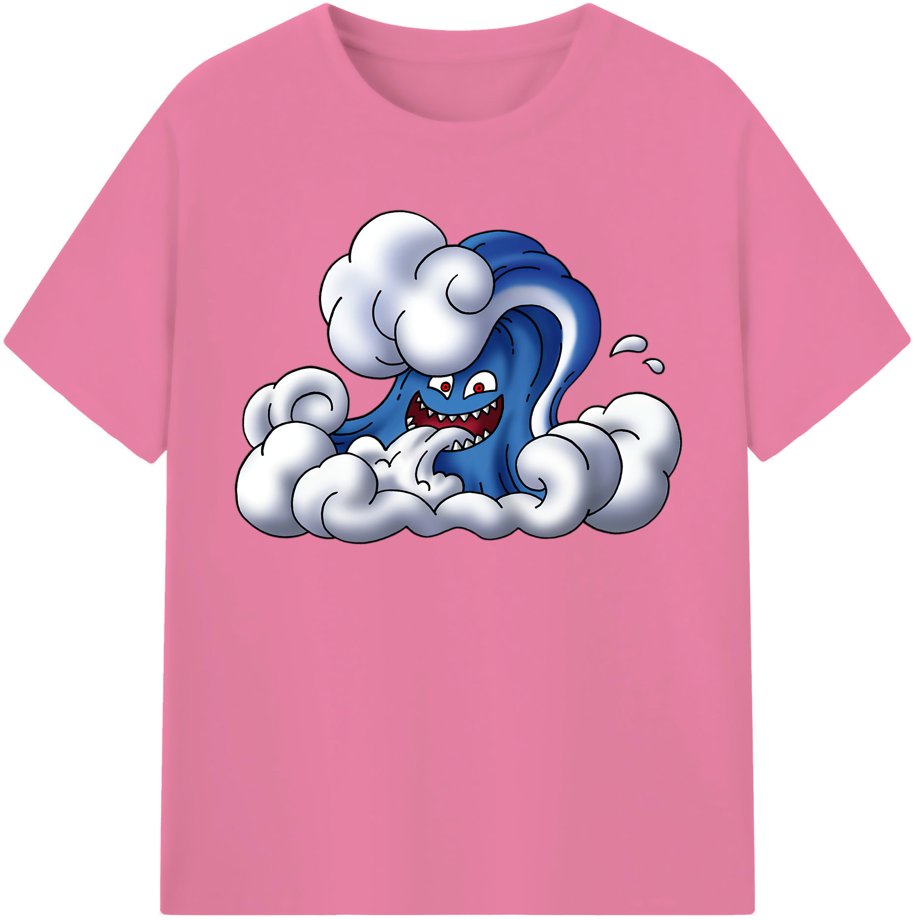 （画像用） ドラゴンクエスト Doragon Kuesuto Dragon Quest 綿100％半袖Tシャツ（フロントプリント）
